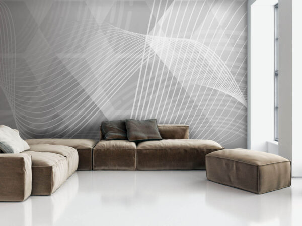 Grauer und weißer Hintergrund mit weißen Linien Grauer und weißer Hintergrund mit weißen Linien