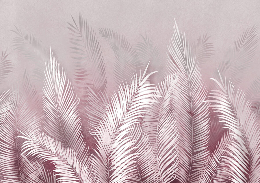 Weiße Federn auf rosa Hintergrund Weiße Federn auf rosa Hintergrund