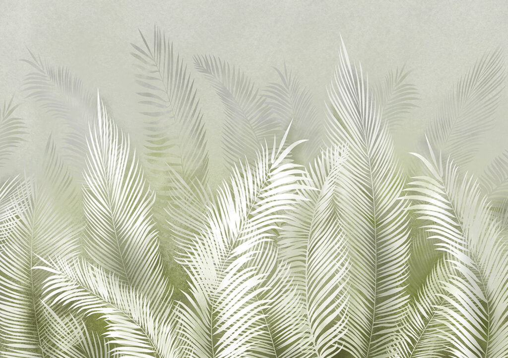 Ein weißes Blatt auf grauem Hintergrund Ein weißes Blatt auf grauem Hintergrund