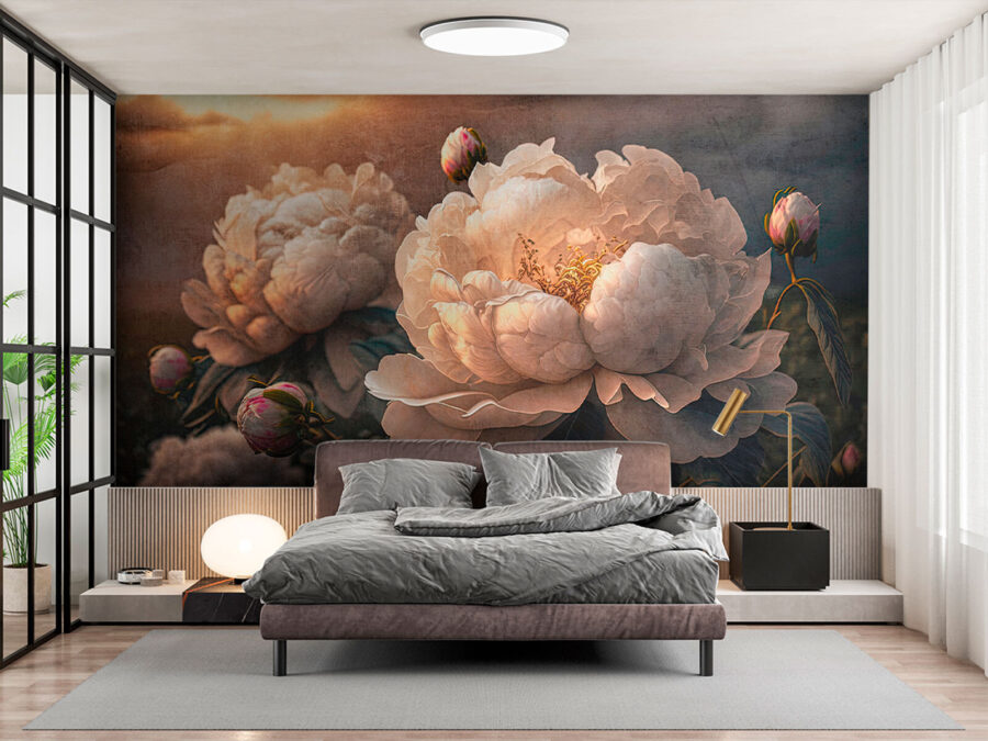 Fototapeten Elegante Blüten in weichem Licht. – Bild 2