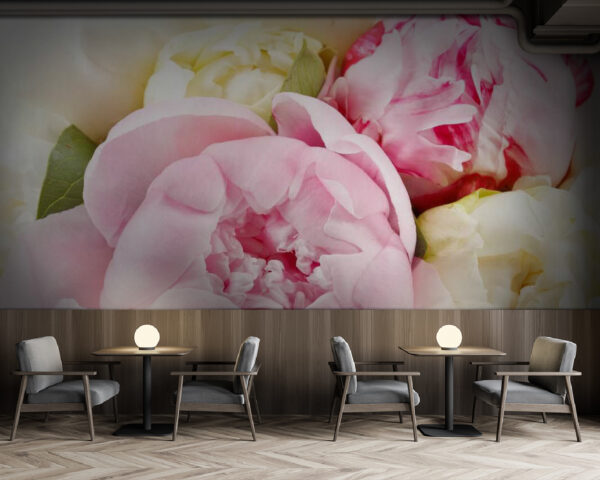 Blumenstrauß aus rosa und weißen Blumen Blumenstrauß aus rosa und weißen Blumen
