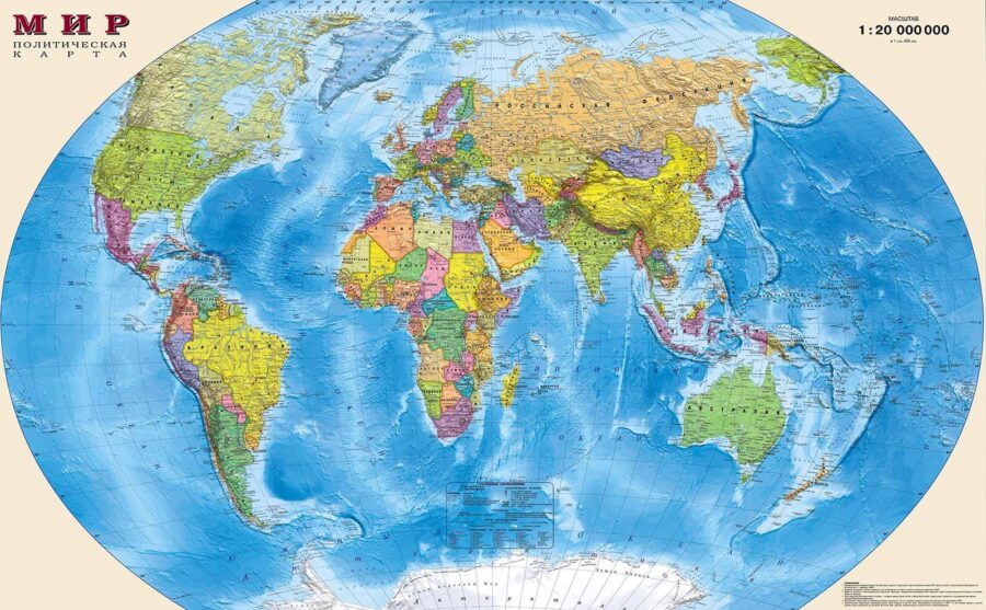 Karte der Welt Karte der Welt