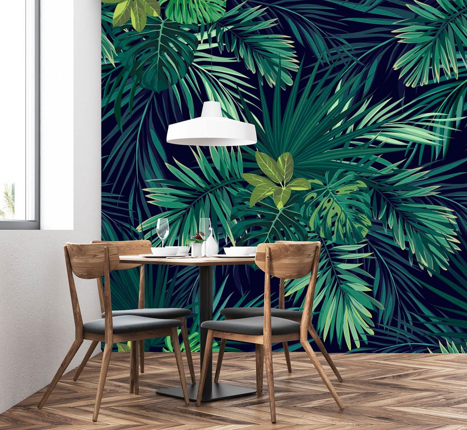 u79672piq1m - Muster aus grünen Blättern - tegory