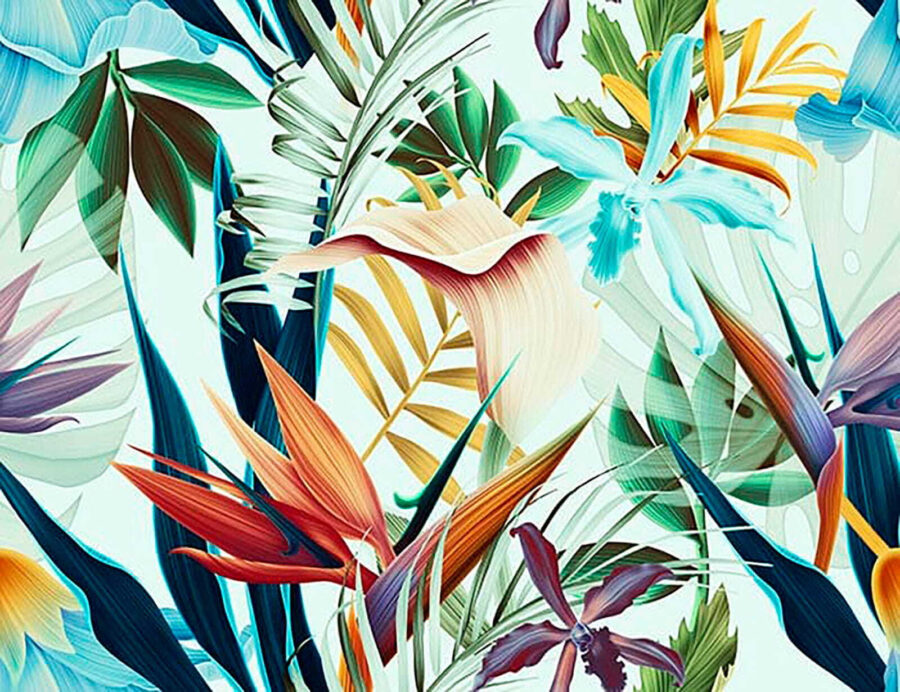 Buntes florales Muster