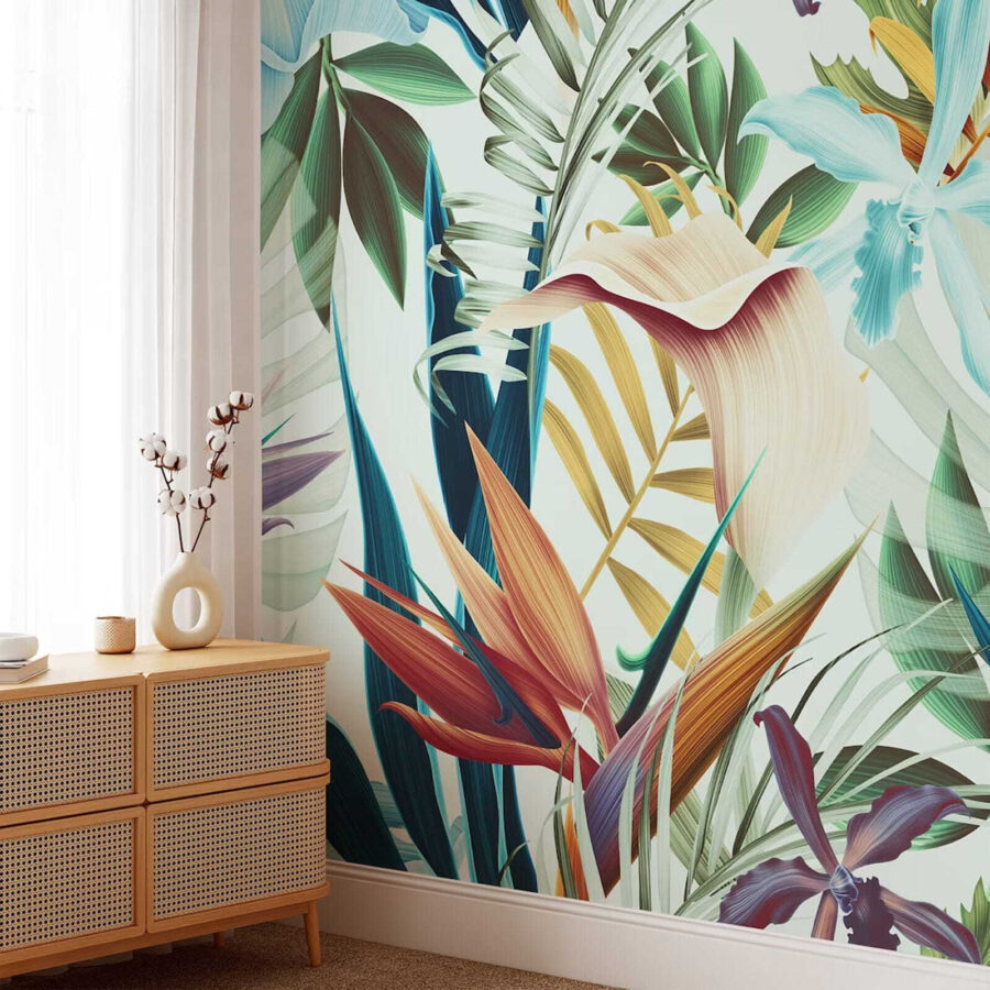 Buntes florales Muster