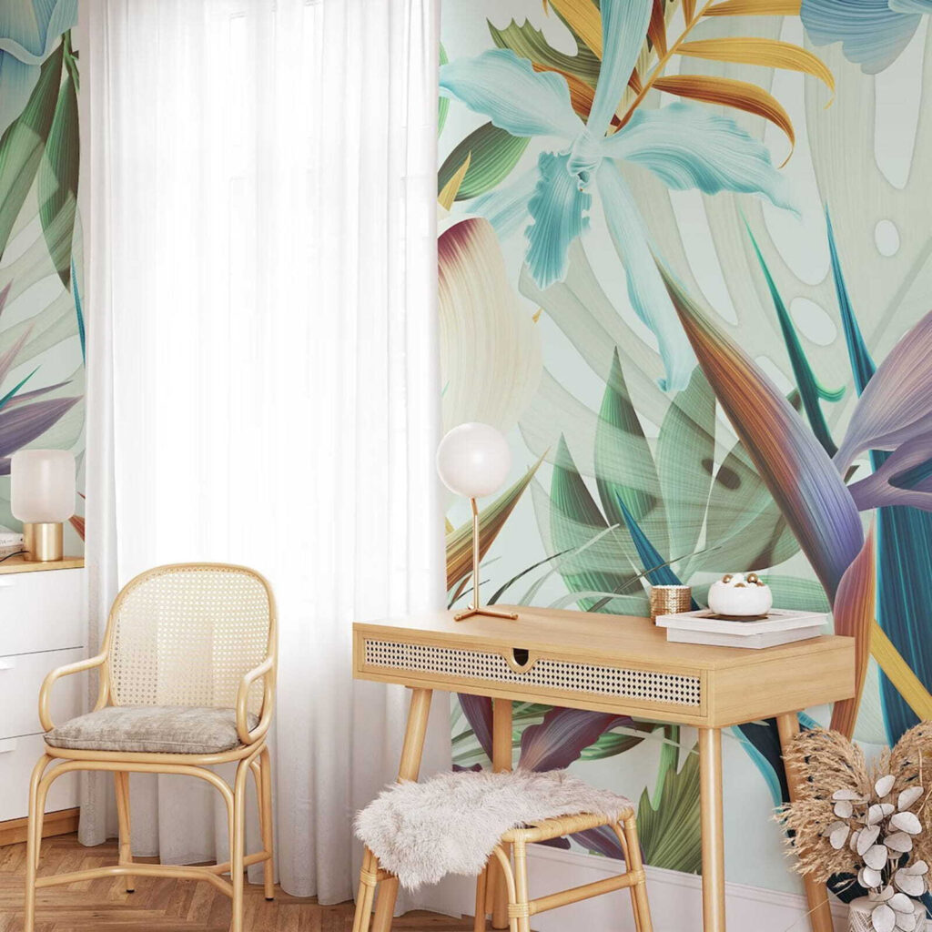 Colorful floral pattern