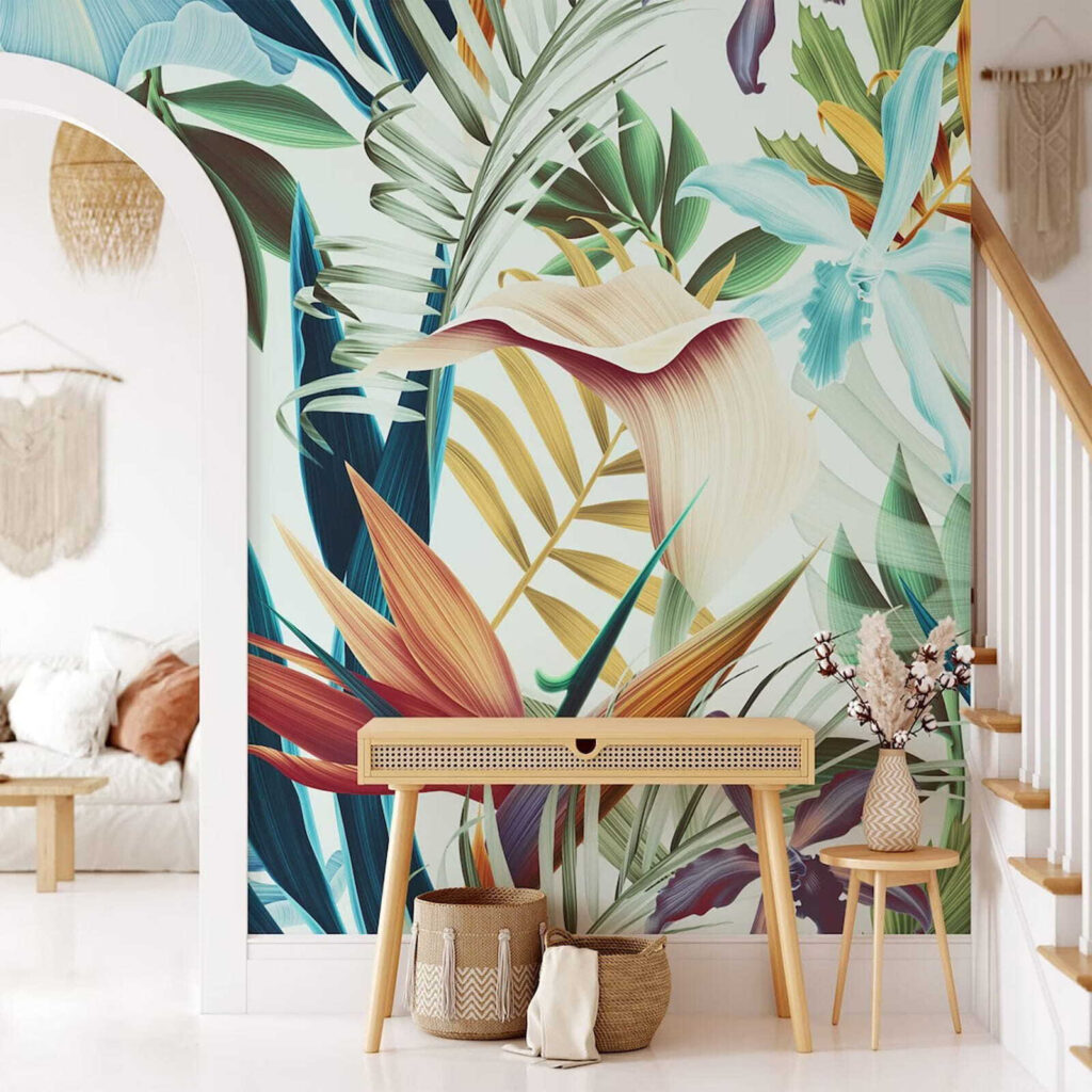 Colorful floral pattern