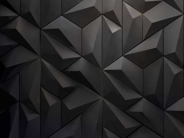 Schwarze Wand mit vielen Dreiecken Schwarze Wand mit vielen Dreiecken