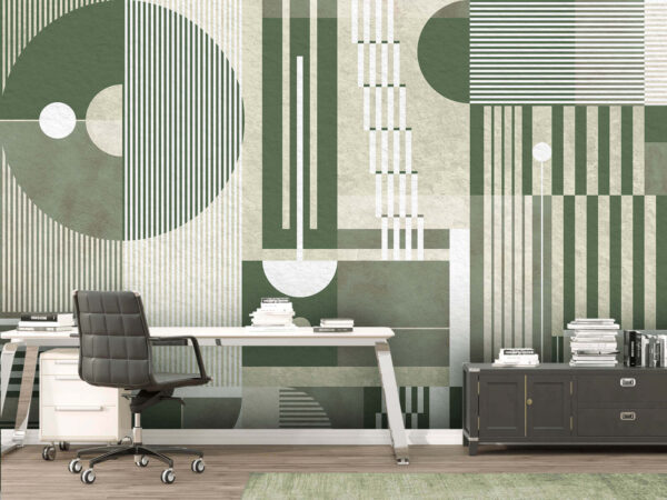 Muster aus geometrischen Formen und Linien Muster aus geometrischen Formen und Linien
