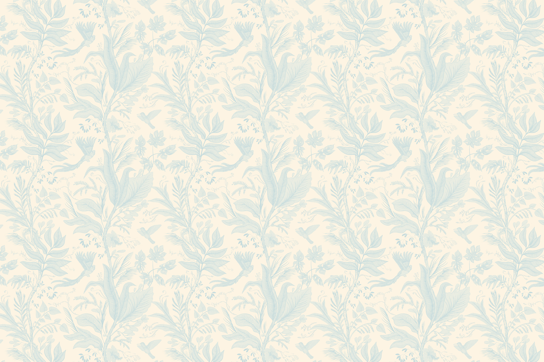 u98618p - Muster aus Blumen und Vögeln - tegory