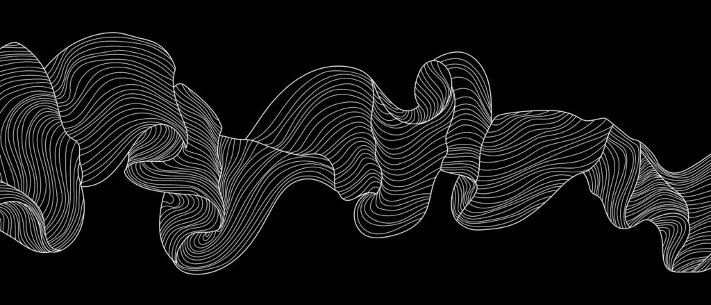Weiße Strichgrafik auf schwarzem Hintergrund Weiße Strichgrafik auf schwarzem Hintergrund