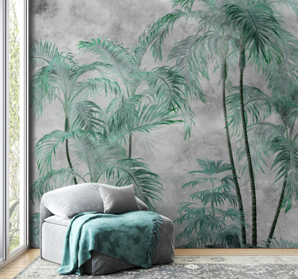A group of palm trees