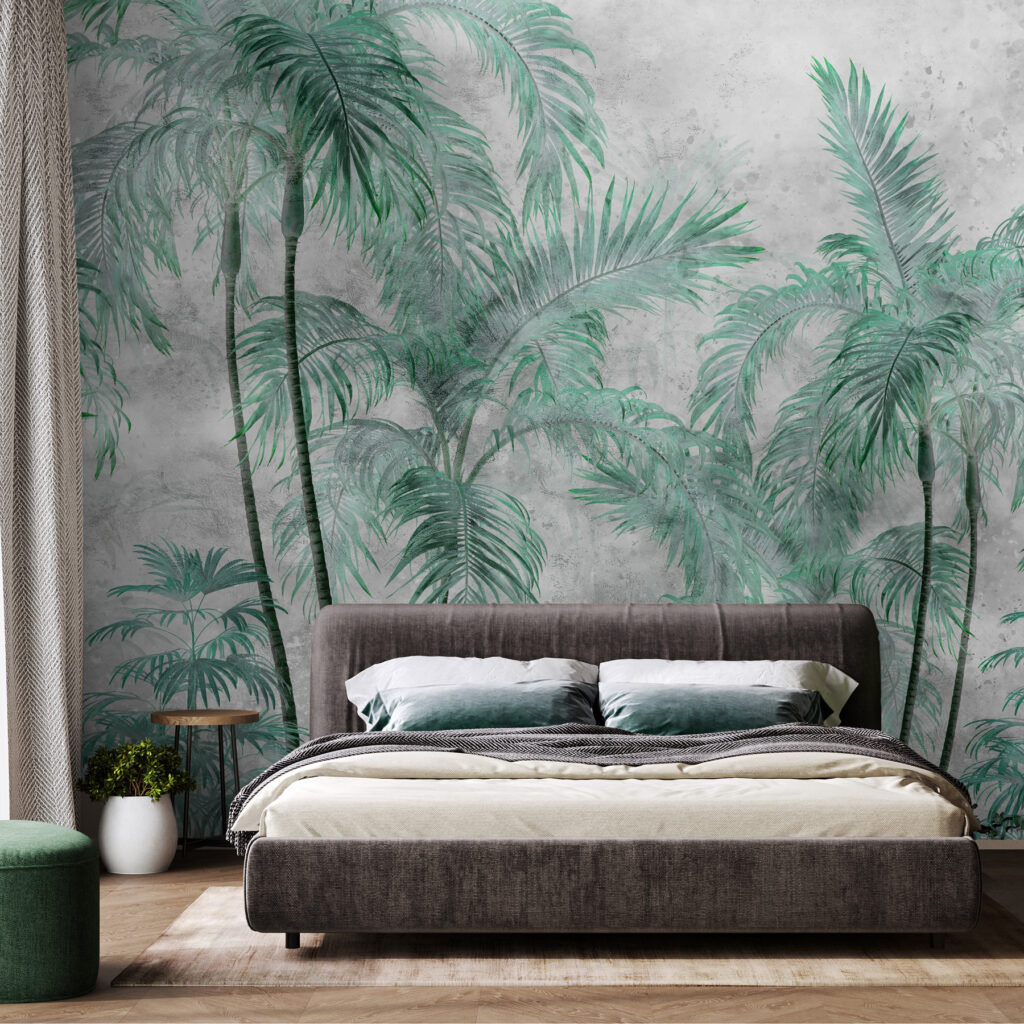 A group of palm trees