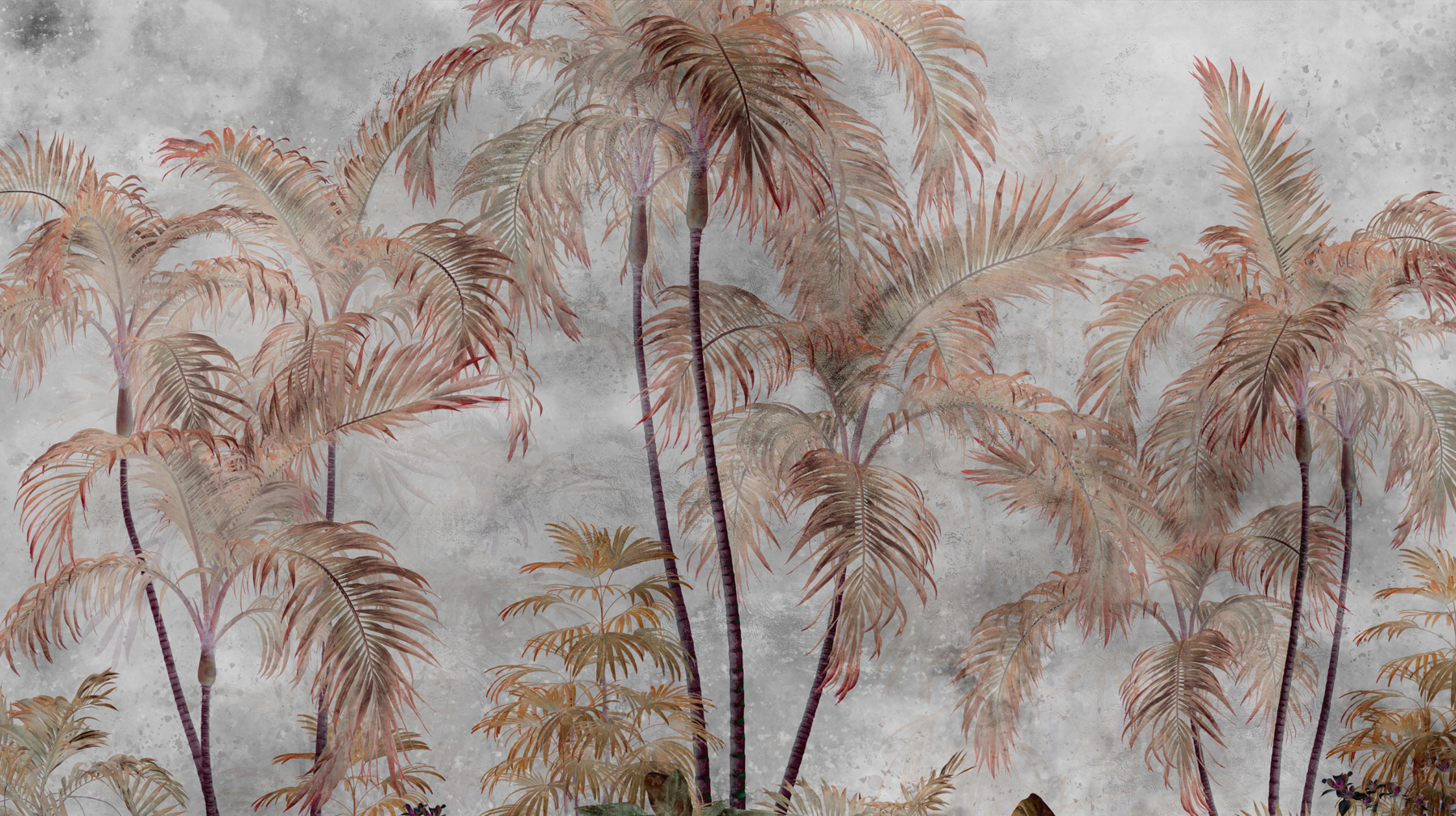 A group of palm trees A group of palm trees