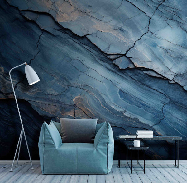Abstrakte blaue Felsformationen und Texturen. Abstrakte blaue Felsformationen und Texturen.