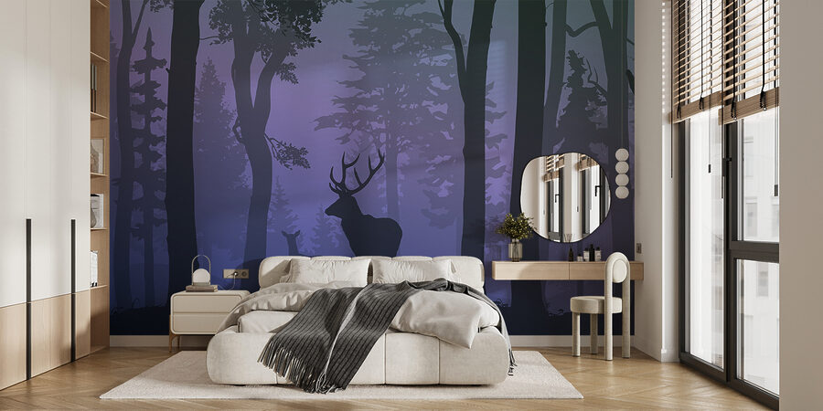 Ein paar Rehe im Wald Ein paar Rehe im Wald