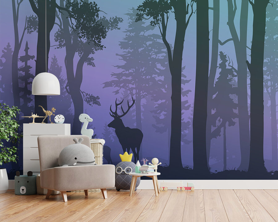 Ein paar Rehe im Wald Ein paar Rehe im Wald