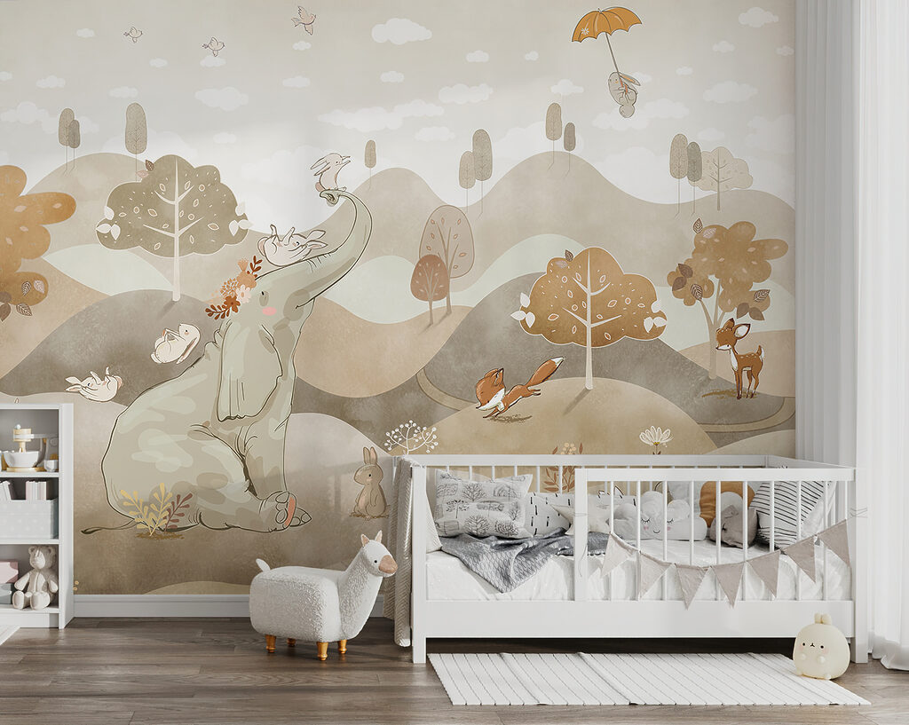 Ein Elefant und Kaninchen in einer Landschaft u98695pir2 1024x817 - Ein Elefant und Kaninchen in einer Landschaft