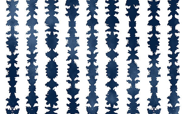 Ein blau-weiß gestreiftes Muster Ein blau-weiß gestreiftes Muster