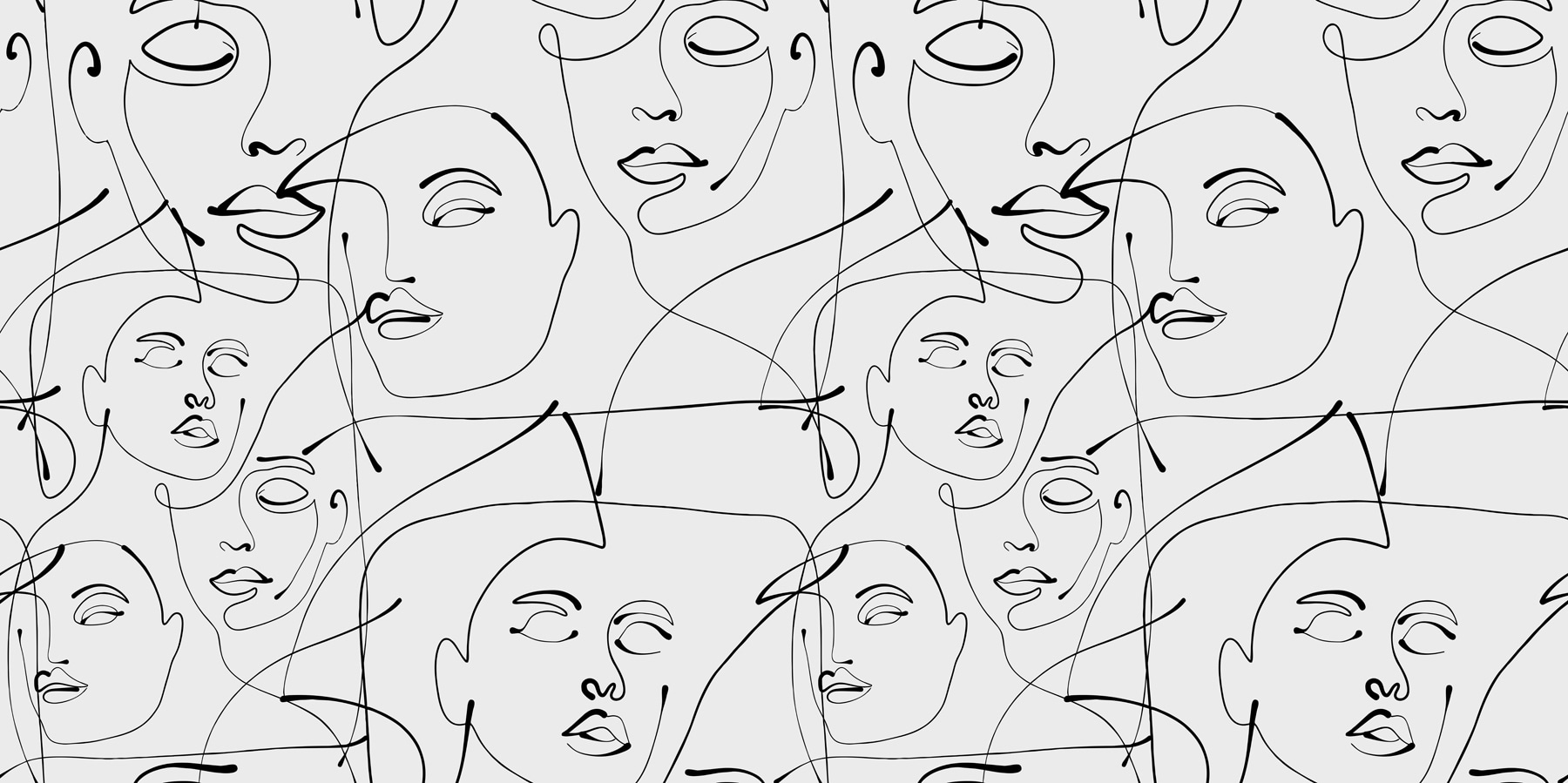 A pattern of black lines on a white background