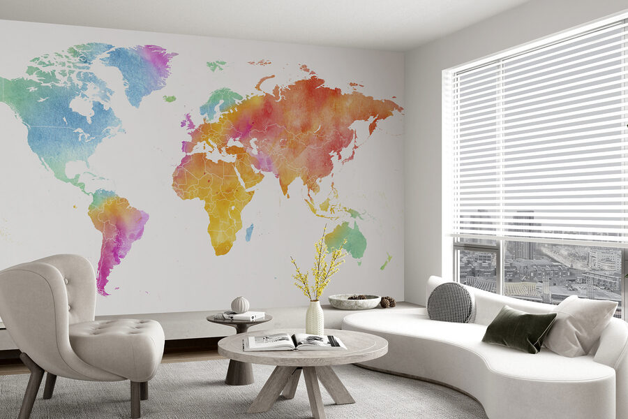 Eine Karte der Welt