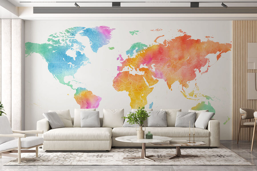Eine Karte der Welt