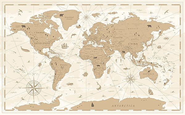 Eine Karte der Welt Eine Karte der Welt