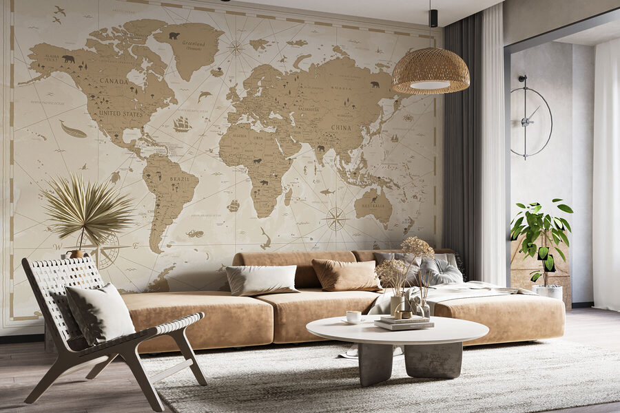 Eine Karte der Welt Eine Karte der Welt