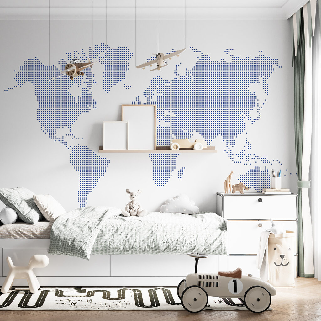 A map of the world