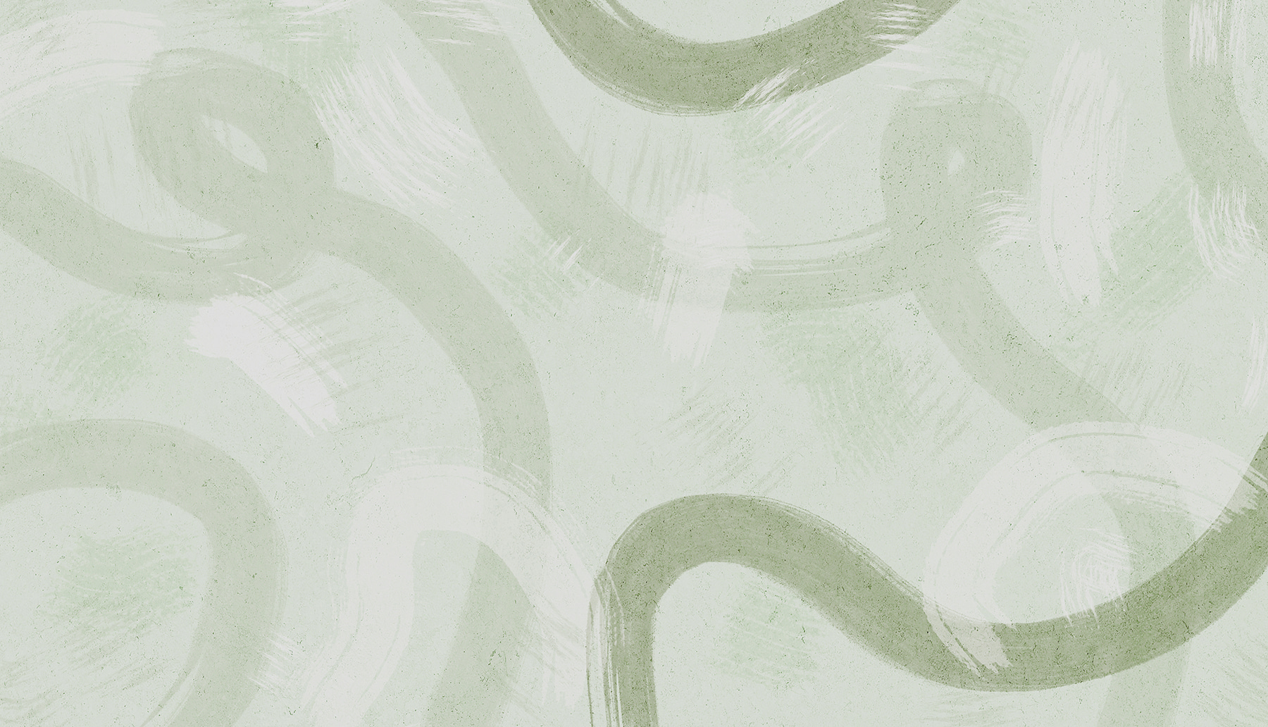 A white surface with green paint strokes