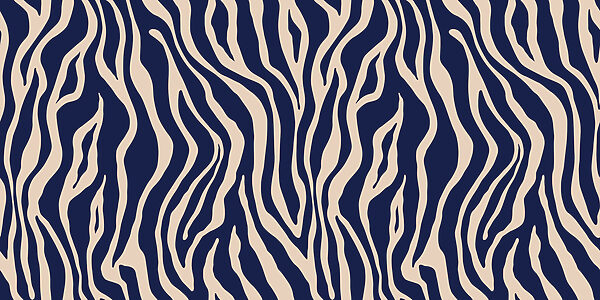 Ein blau-weißer Zebramuster Ein blau-weißer Zebramuster