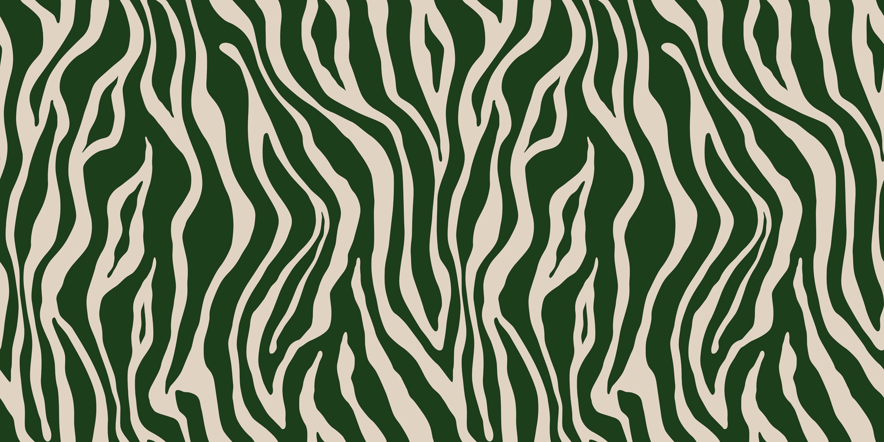 A green and white zebra print