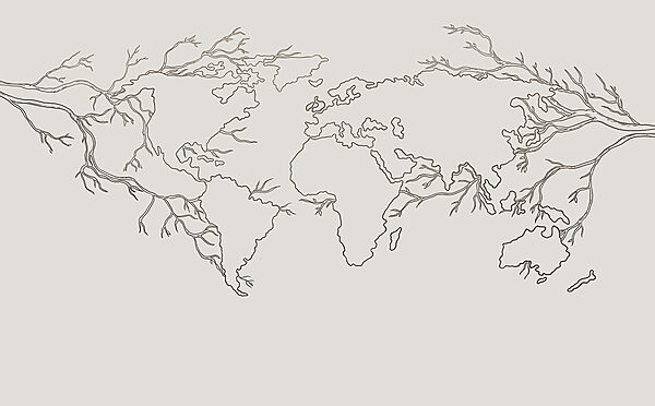 A map of the world