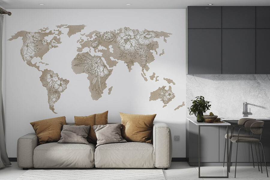 Eine Karte der Welt Eine Karte der Welt