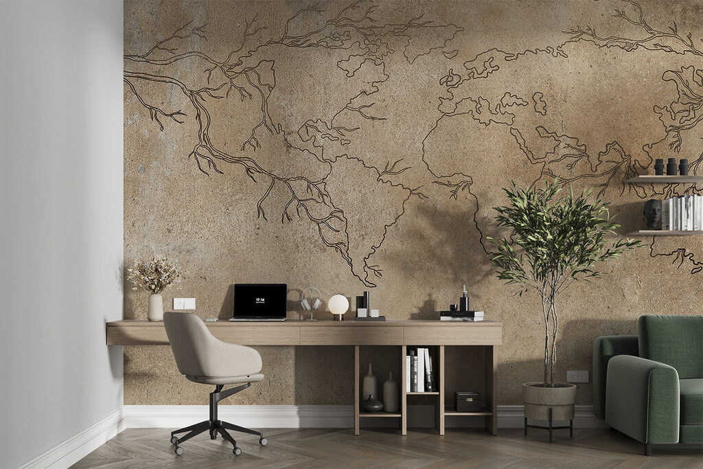 A map of the world A map of the world