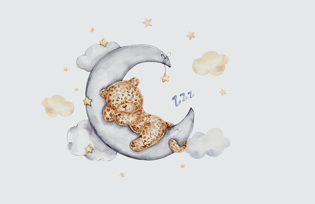 Ein Teddybär schläft auf dem Mond Ein Teddybär schläft auf dem Mond
