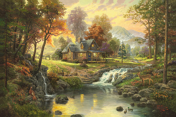 Ein Haus an einem Fluss Ein Haus an einem Fluss