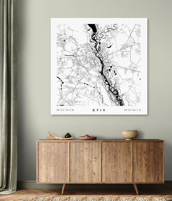 Ein Stadtplan Ein Stadtplan
