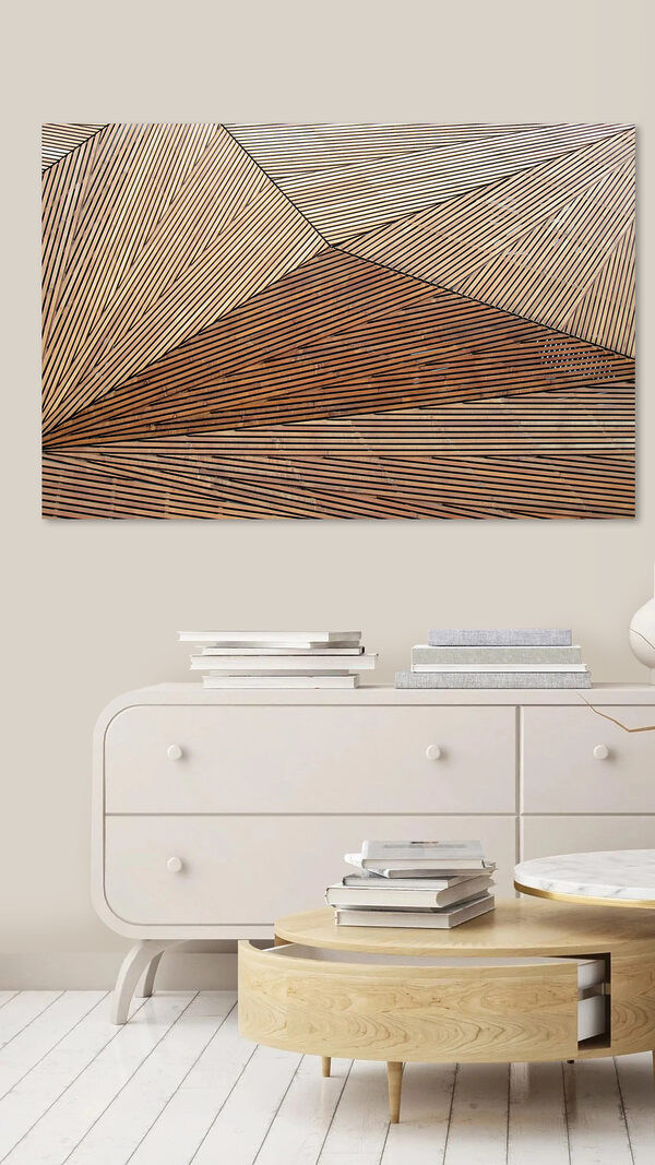 Eine Nahaufnahme eines Holzbodens Eine Nahaufnahme eines Holzbodens