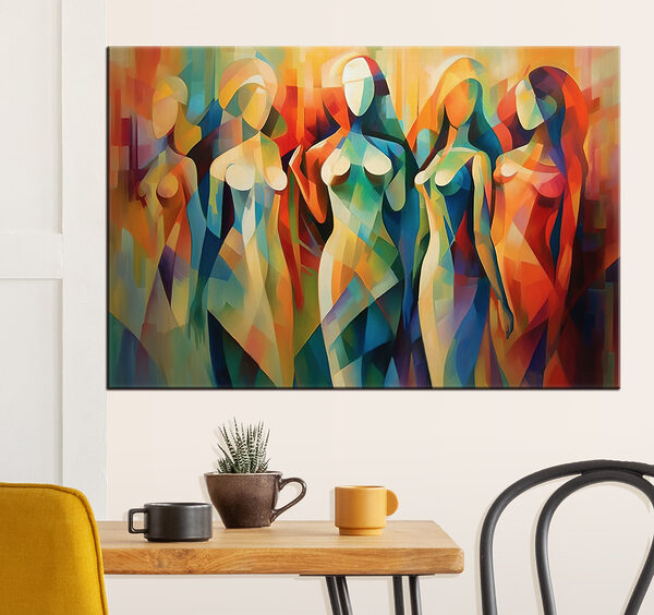 A group of women in dresses A group of women in dresses