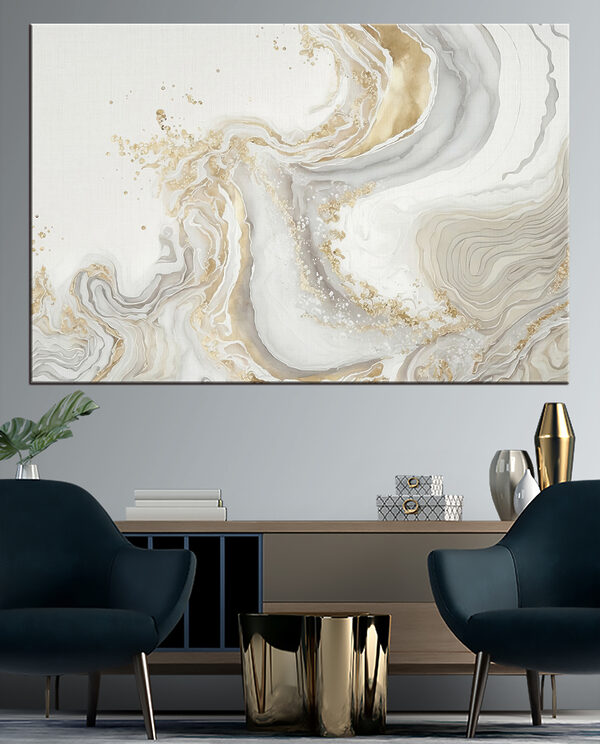 Elegante Strudel aus Creme und Bernstein Elegante Strudel aus Creme und Bernstein