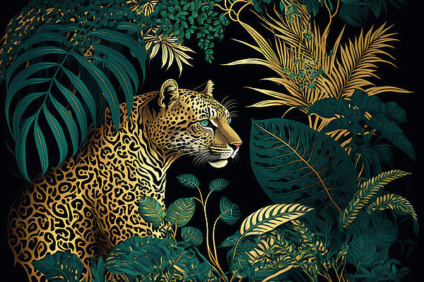 Ein Leopard im Dschungel Ein Leopard im Dschungel