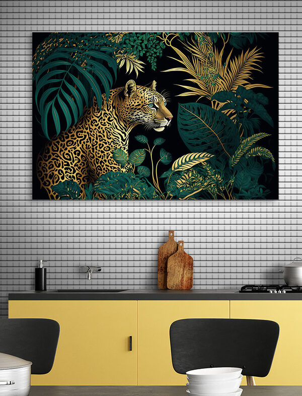 Ein Leopard im Dschungel Ein Leopard im Dschungel