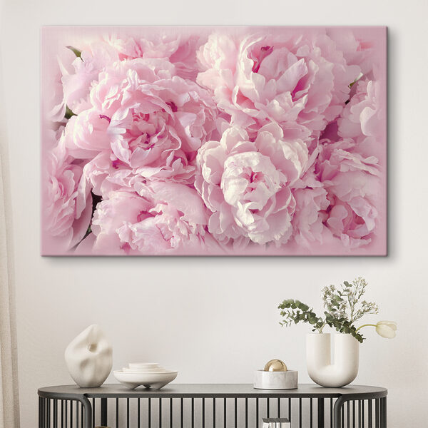 Wandbilder Wandbilder Eine Gruppe von rosa Blumen (Artikelnummer: s35248)