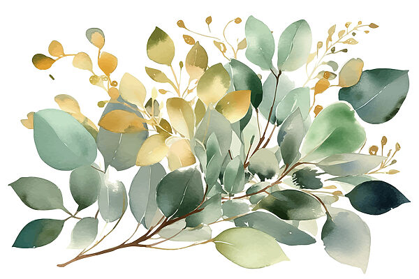 Ein Aquarell mit Blättern s36365p 600x400 - Ein Aquarell mit Blättern