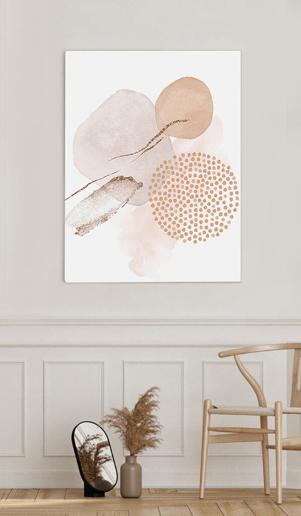 A close up of a painting A close up of a painting