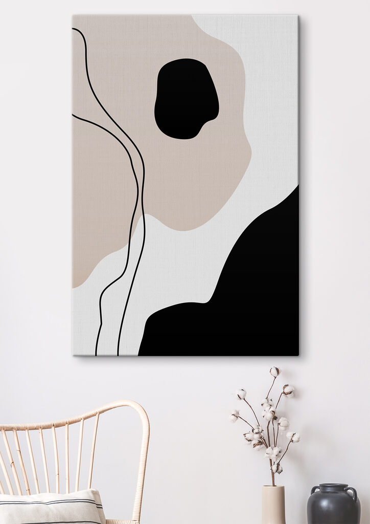 A black and white pattern A black and white pattern