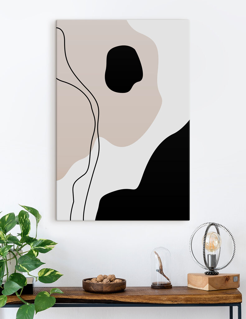 A black and white pattern A black and white pattern