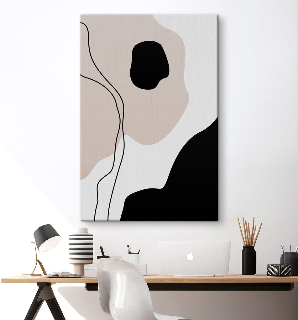 A black and white pattern A black and white pattern