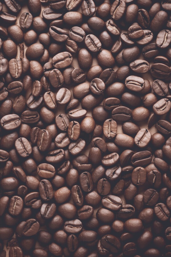 Ein Haufen Kaffeebohnen Ein Haufen Kaffeebohnen